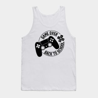 Back To School Game Over Tank Top